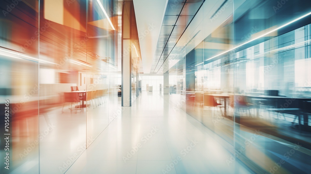 custom made wallpaper toronto digitalCorporate Collaboration in Modern Office Spaces - Abstract Blurred Background with Professional Workspace, Teamwork, and Business Meeting Concept