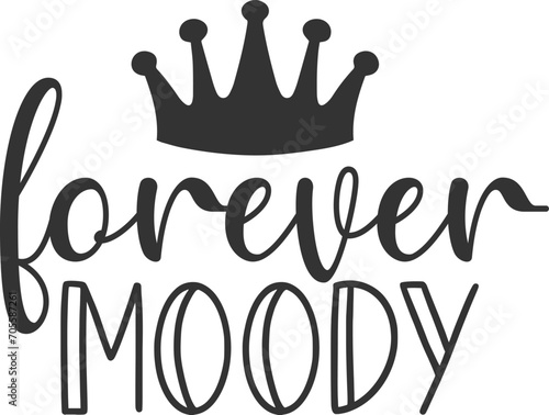 Forever Moody - Adulting Illustration