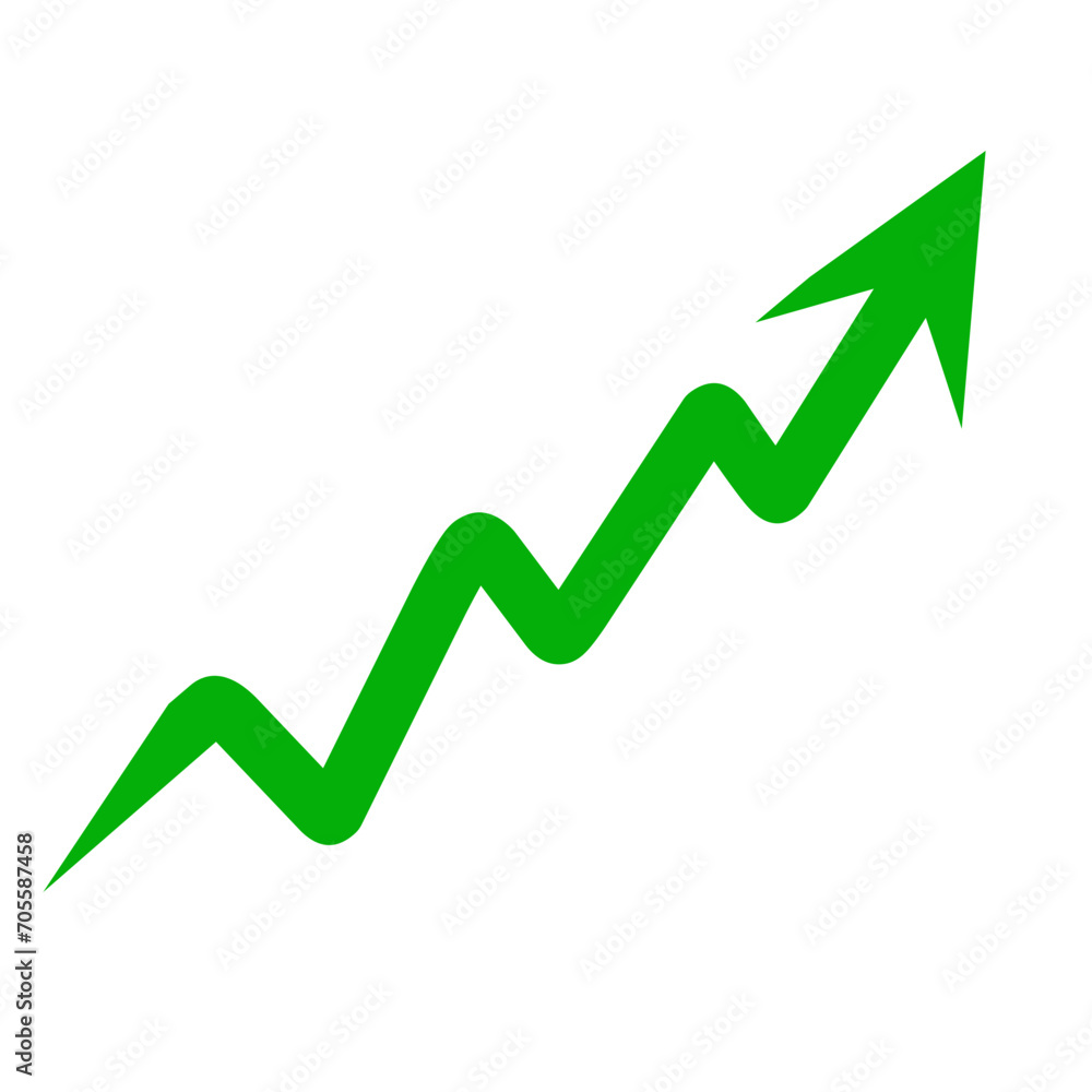 green arrow graph growth green arrow graph growth