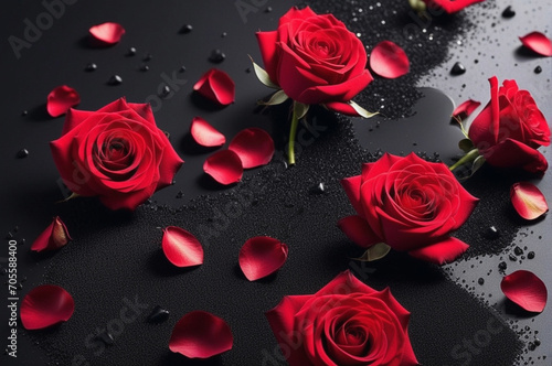 Valentine s Day theme Red Roses