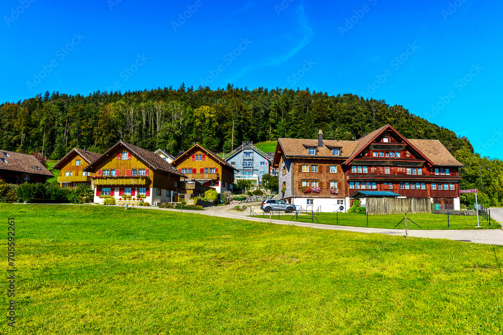 Siedlung Tufertschwil in der Gemeinde Lütisburg im Kanton St. Gallen (Schweiz) 