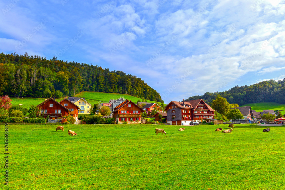 Weiler Tufertschwil in der Gemeinde Lütisburg im Kanton St. Gallen (Schweiz)