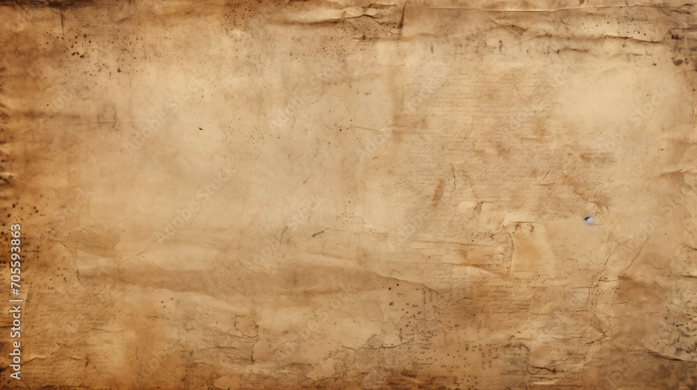 Retro paper background, old brown kraft paper background texture