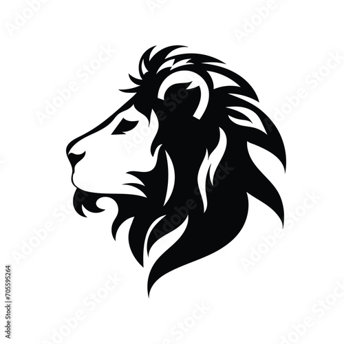 lion face logo icon, lion face vector illustration  © Hasan