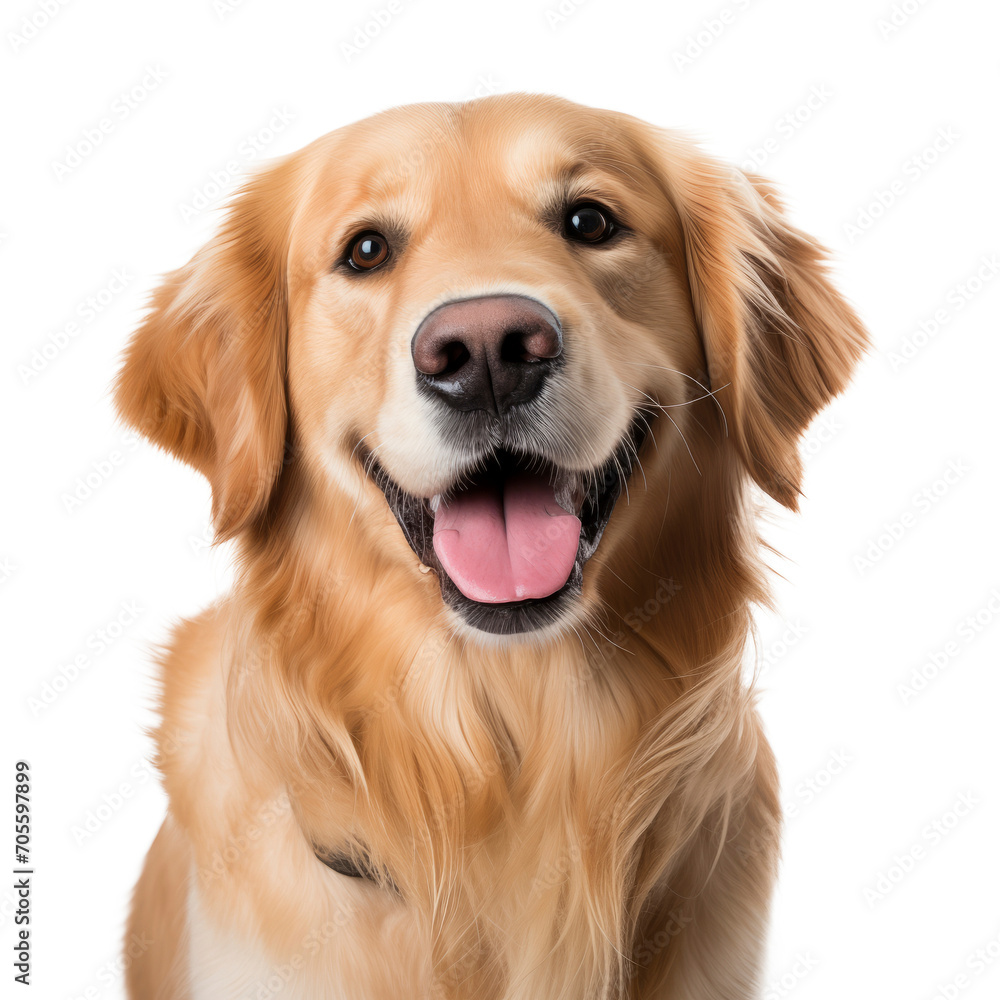 Portrait of happy Golden retriever Portrait of happy Golden retriever
