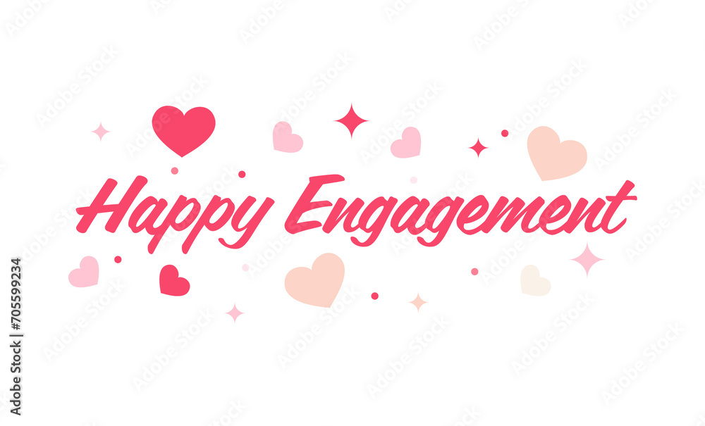 Text design Happy Engagement
