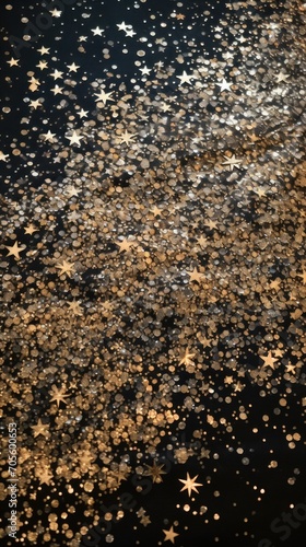 Shiny particles background. Sparkling glitter. Abstract wallpaper design