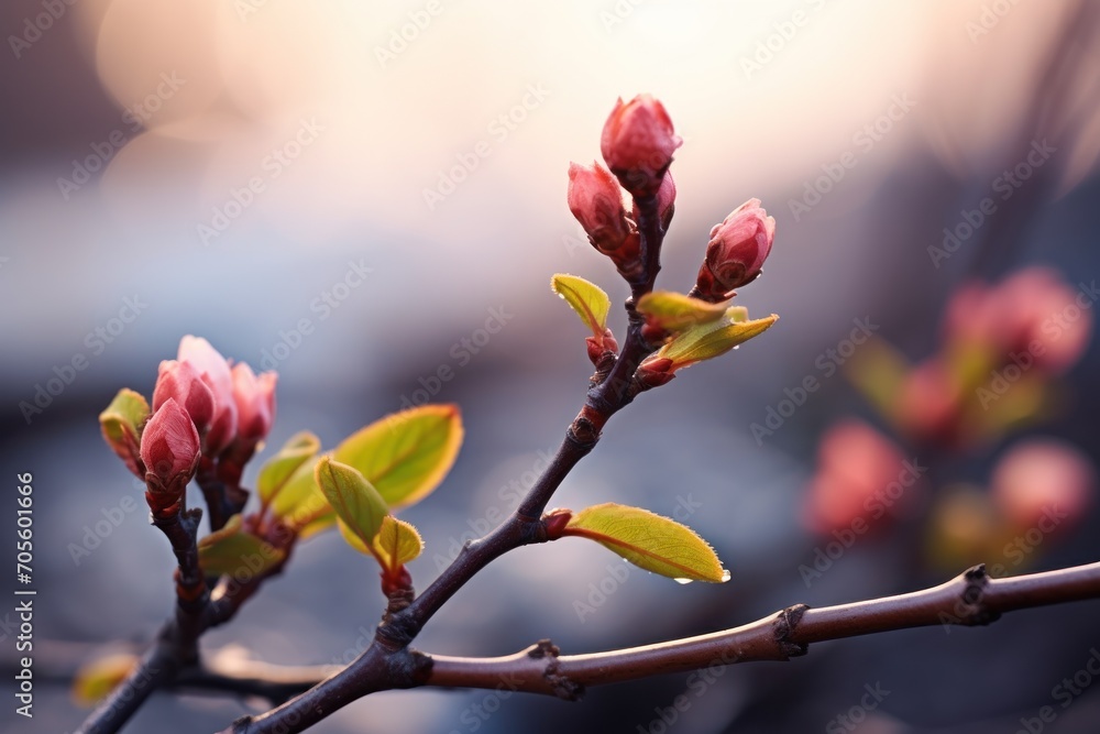 Fototapeta premium First spring buds