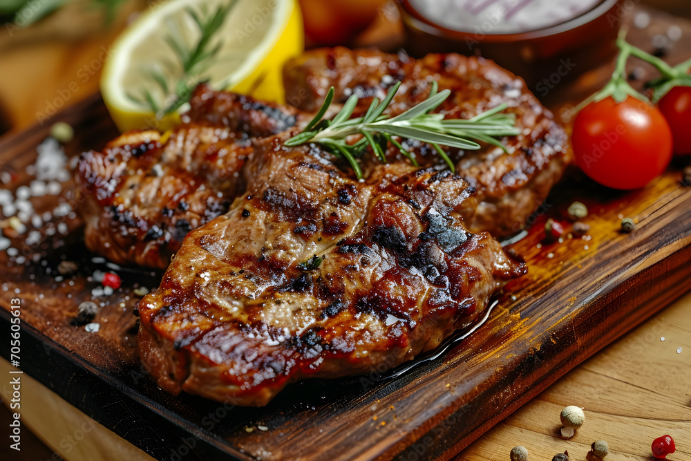 lamb chops with vegetables