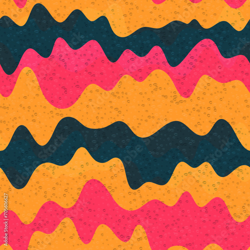Stylish wave fluid vector seamless pattern.