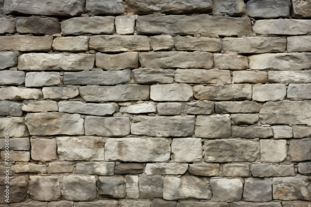 Fototapeta premium Stone wall of an old house. Full frame pattern or texture, UK