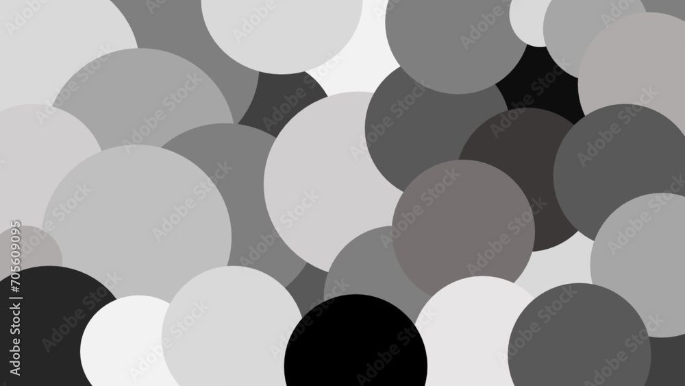白黒の球体のイラスト 白黒の球体のイラスト