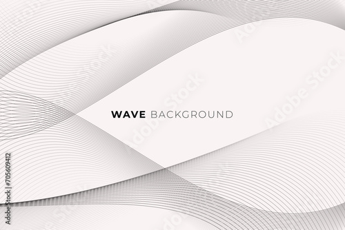 Abstract background with wavy line style