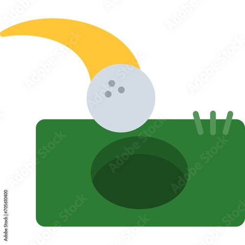 Quadro su tela Hole In One Icon