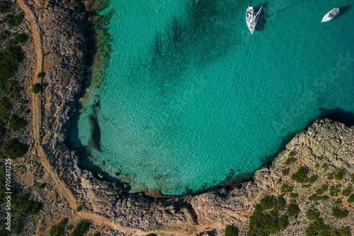 Strand Luftaufnahme, Cala Varques Mallorca