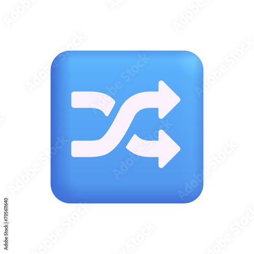 Shuffle Tracks Button