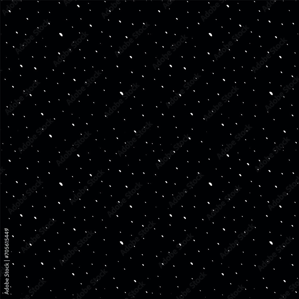 Obraz premium Seamless black and white pattern. Abstract background with dots on black background. 