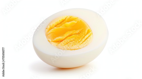 boiled egg isolated on white background cutout 