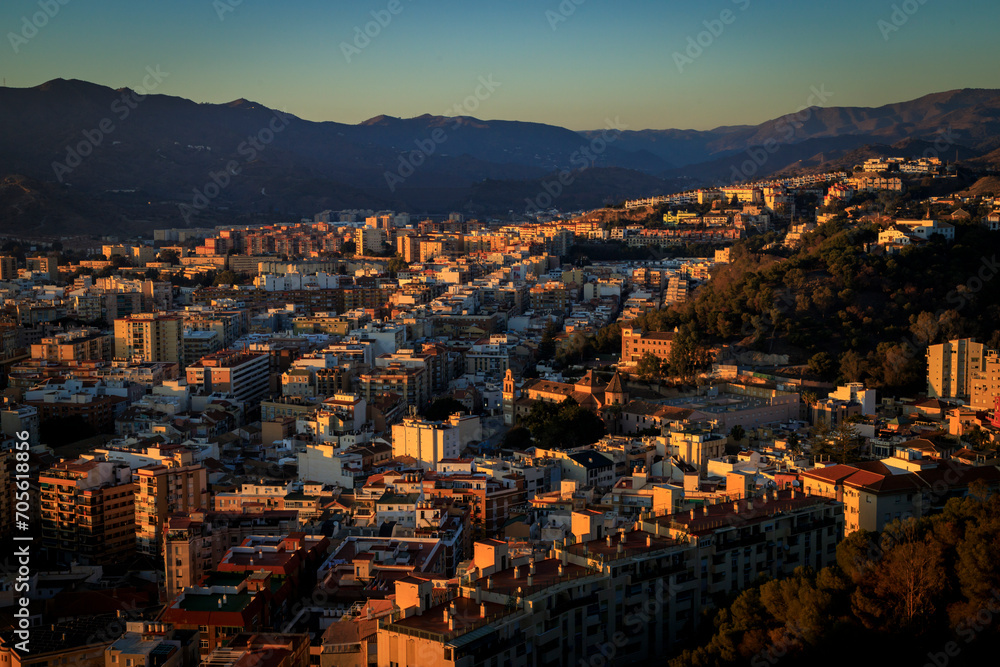 View from Malaga, Spain