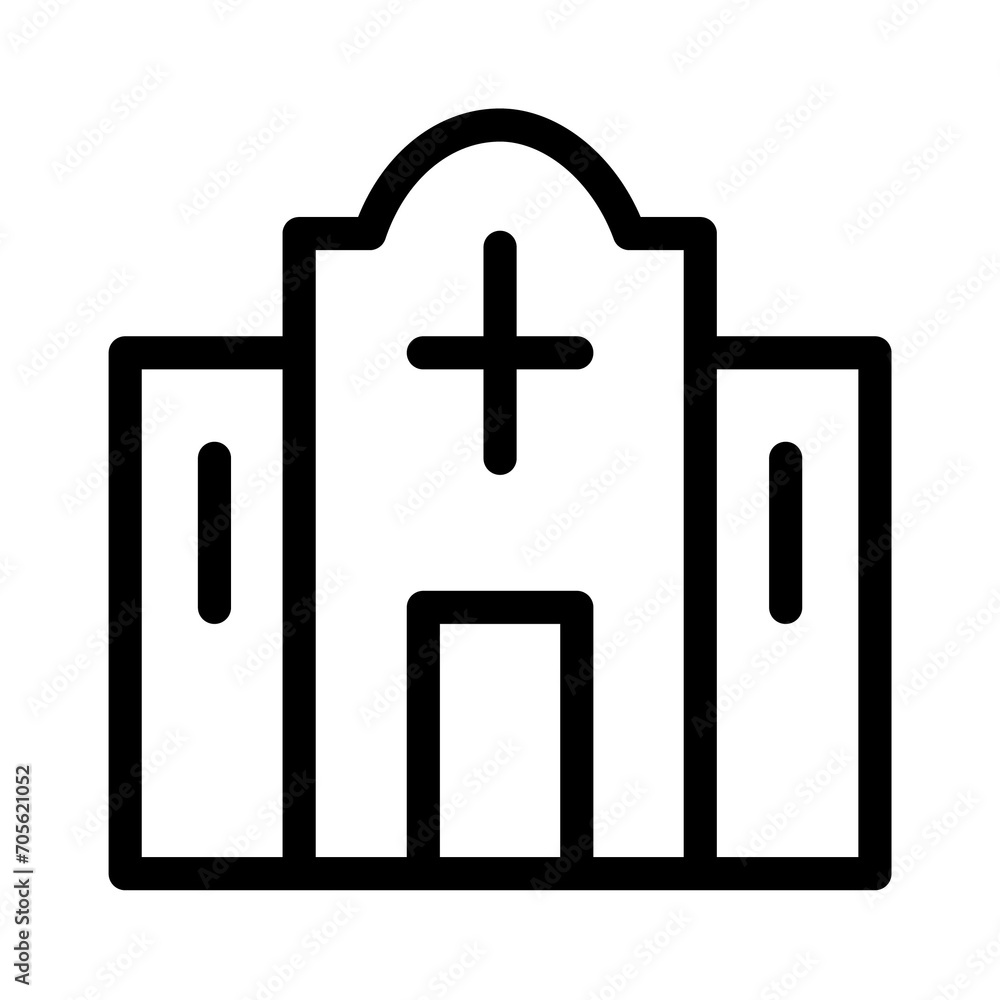 Fototapeta premium Hospital icon PBG