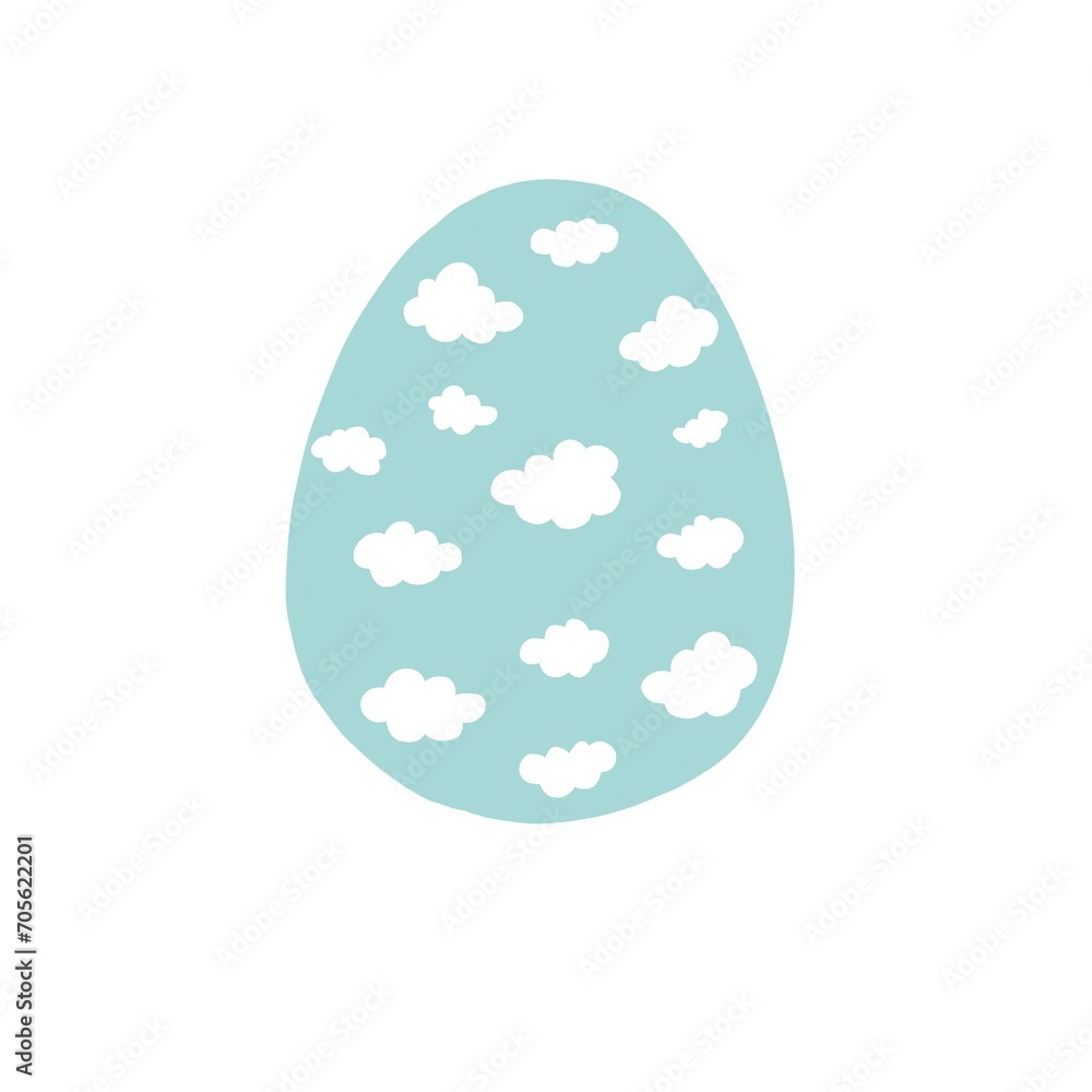 cute easter eggs illustration icon cute easter eggs illustration icon