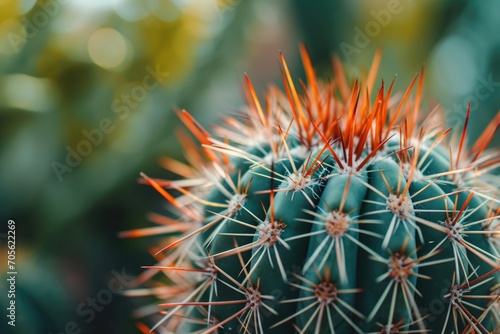 A detailed view of a cactus plant. Suitable for botanical and nature-themed designs