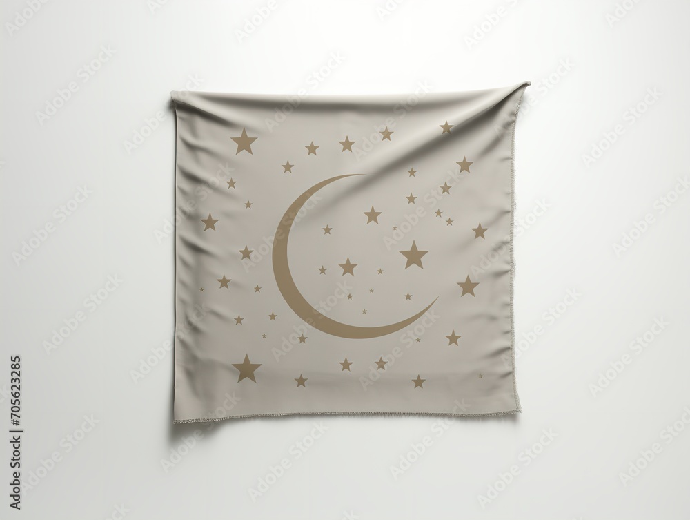 Versatile Bandana Mockup for Fashion and Functionality - AI Generated