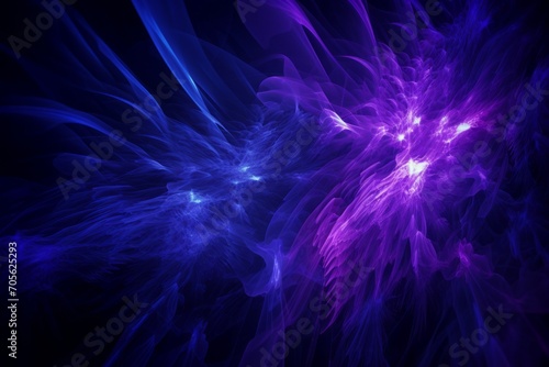 Abstract ultraviolet background. Generative AI