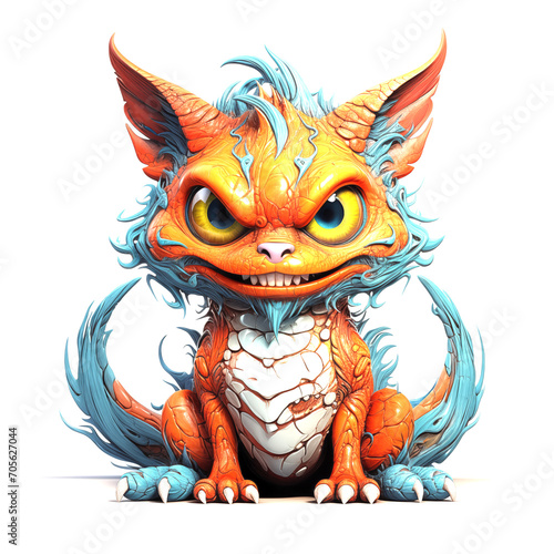 Dragon Cat clipart set  45 PNG 300DPI  4000 pixel  Cute Dragon cat monster illustrations Planner elements for lovers Commercial use