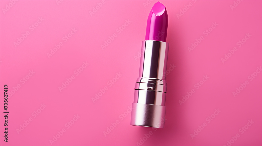 pink lipstick on black background, Lipstick on pink background top view, Ai generated image pink lipstick on black background, Lipstick on pink background top view, Ai generated image
