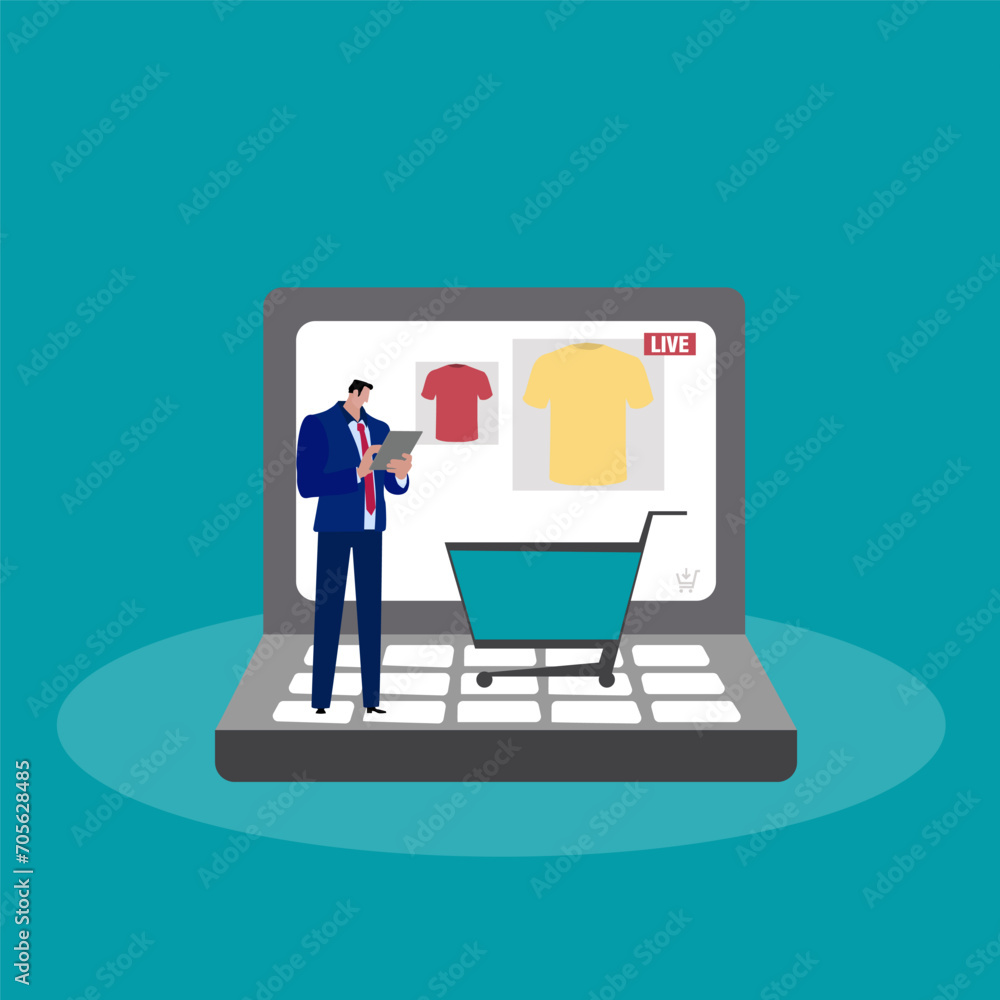 Businessman, online shopping, e-commerce, sales, ordering and shipping.Vector for graphics and web design.price tag online shopping Cash discount coupon for future use promotions, special offers Businessman, online shopping, e-commerce, sales, ordering and shipping.Vector for graphics and web design.price tag online shopping Cash discount coupon for future use promotions, special offers