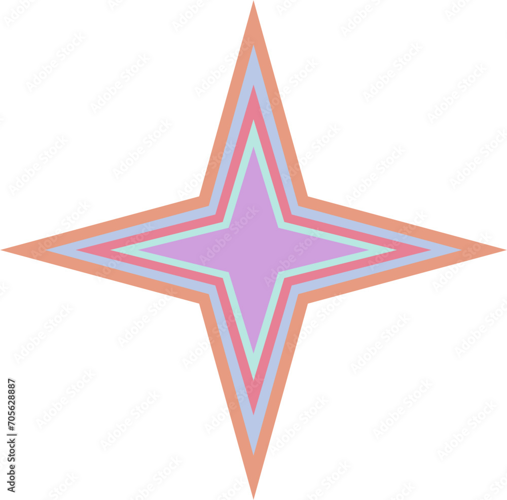 Obraz premium Colorful Star
