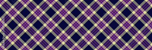 Tribal textile texture pattern, stripe check vector tartan. Home background fabric plaid seamless in dark and yellow colors.