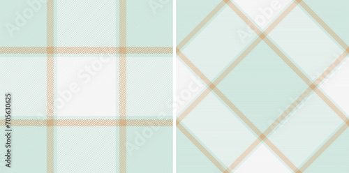 Vector seamless check of plaid texture background with a fabric textile pattern tartan.