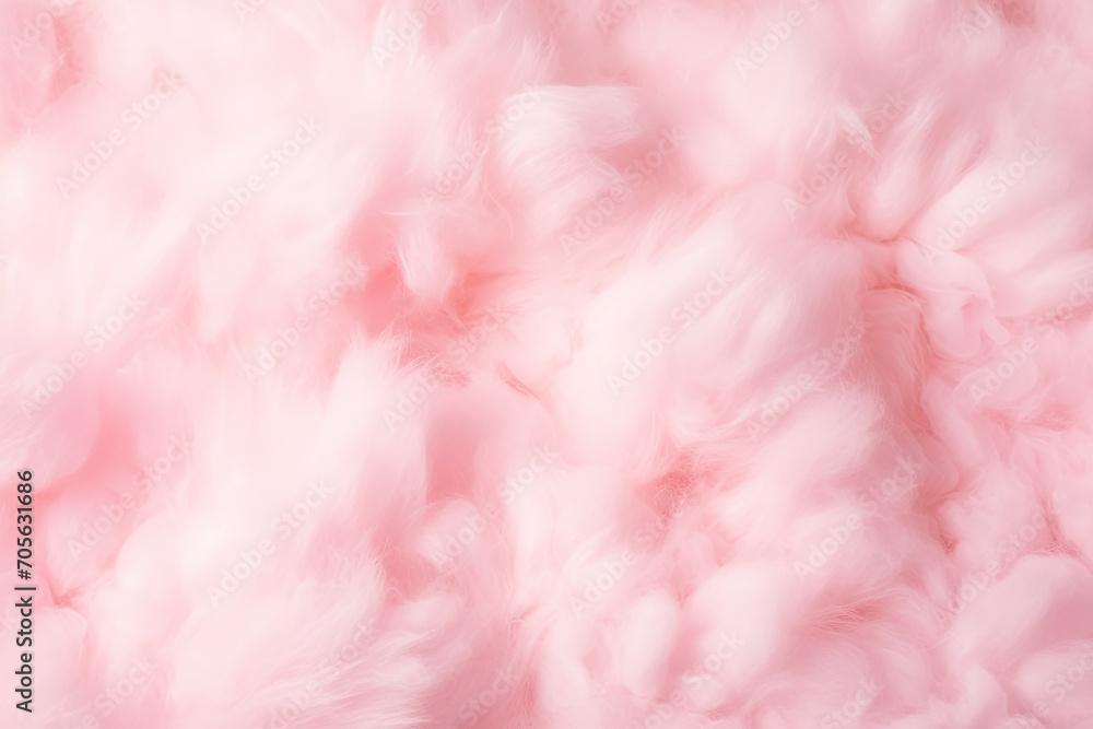 pink cotton background. Generative Ai