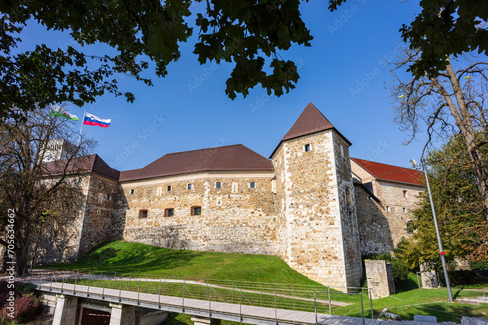 Ljubljana Castle and fortification, Ljubljana, Slovenia, Central Europe,