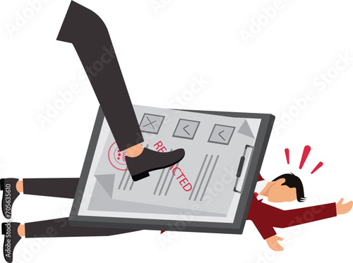 Failure, Carrying, Businessman, Over-Burdened, Physical Pressure, Rejection,