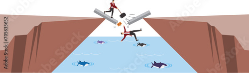 Hitting, Deterioration, Abstract, Accidents and Disasters, Businessman