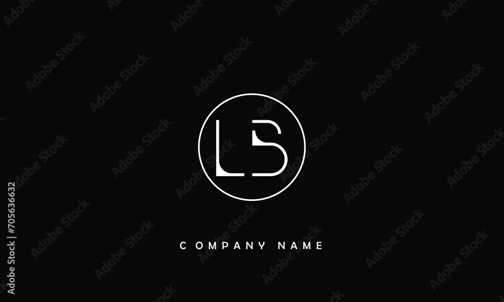 LB, BL, L, B Abstract Letters Logo Monogram LB, BL, L, B Abstract Letters Logo Monogram