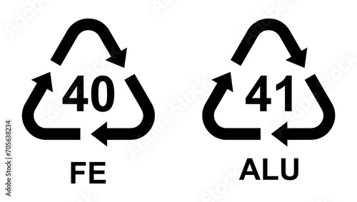 recycling codes for all types of materials