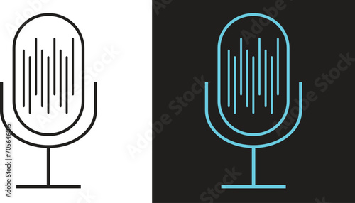 Microphone vector icon