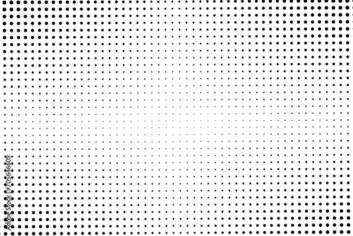 Black and white halftone dots pattern background