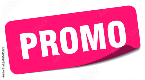 promo sticker. promo label