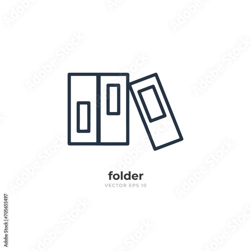 Folder icon vector eps 10 isolated on white background. Microsoft Word .doc Microsoft Excel .xls Microsoft PowerPoint .ppt .pdf Adobe Acrobat. Apple Macbook Pro. Mac Air