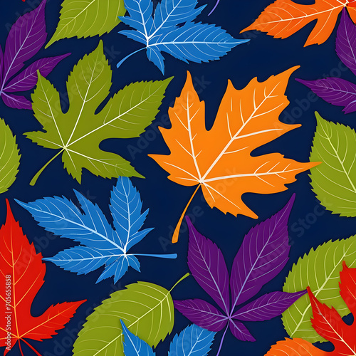 autumn leaves pattern