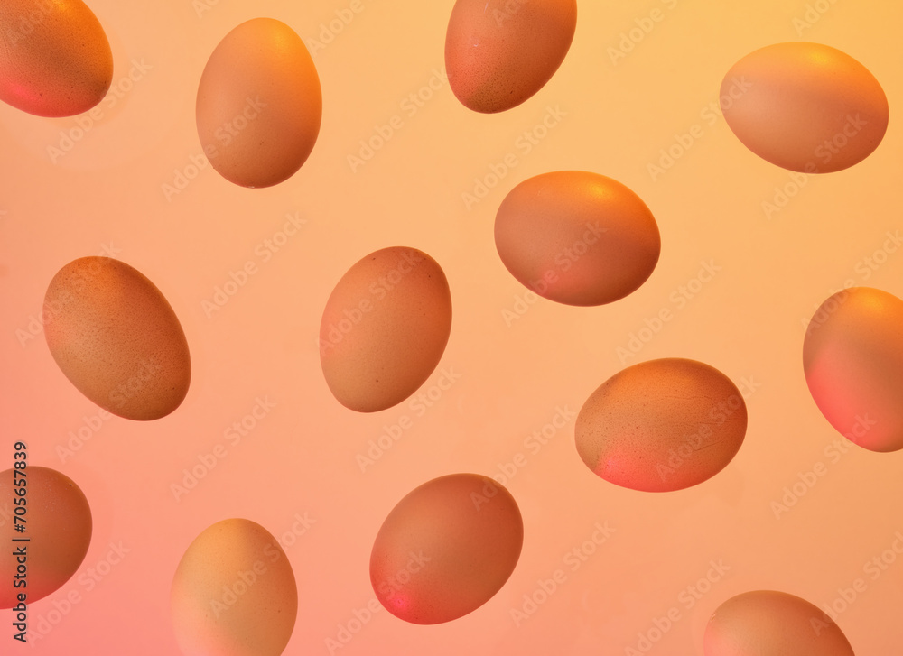 Fresh raw chicken eggs. Naturally healthy food. Fresh raw chicken eggs. Naturally healthy food.