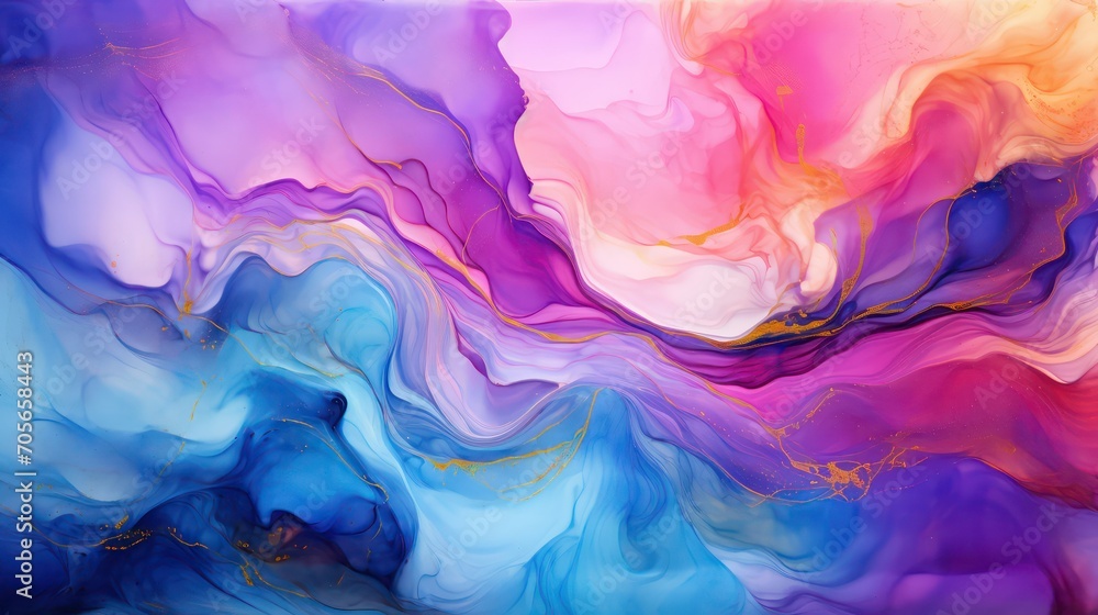 colorful abstract background with waves