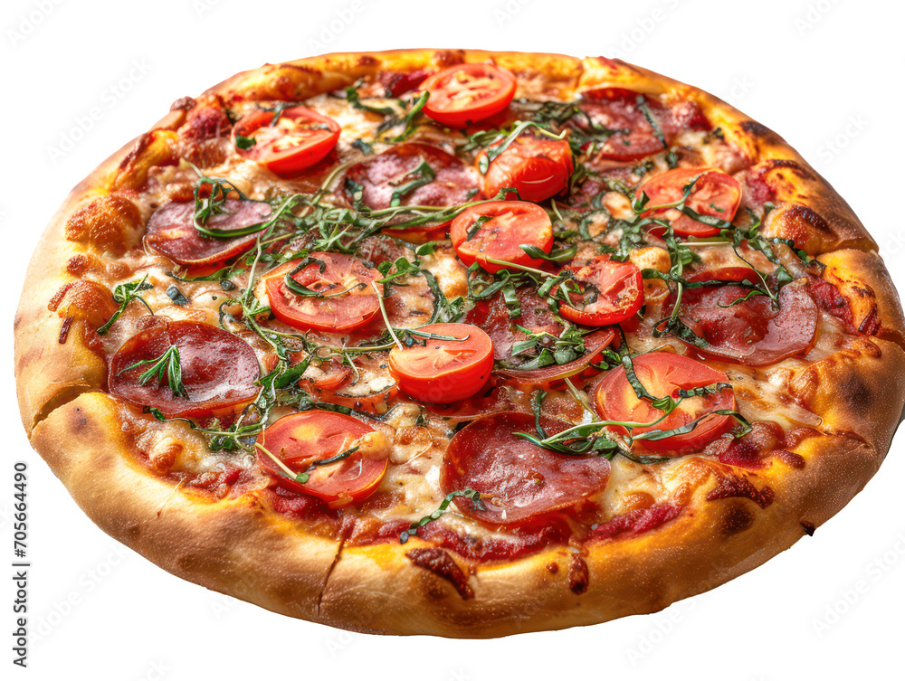 fresh baked pizza, png