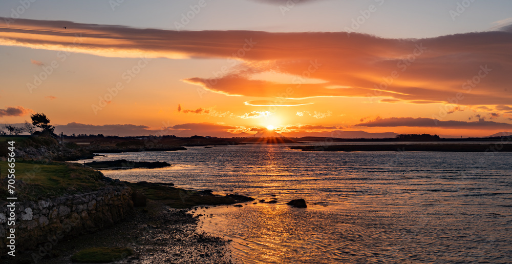 Sunrise at Four Mile Bridge Isle of Anglesey
