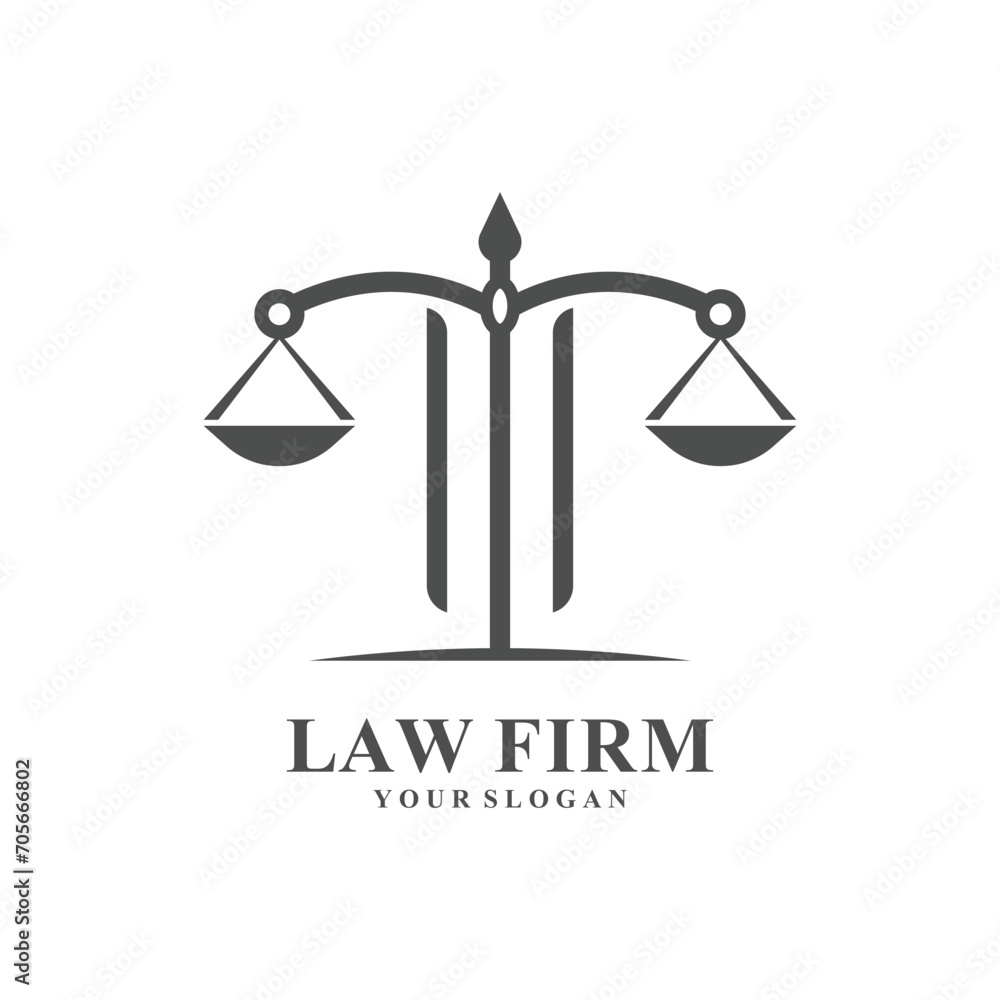 Justice Law Logo Template Vector Illustration Justice Law Logo Template Vector Illustration